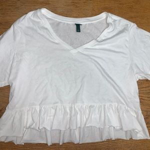 Short Sleeve Crop Top